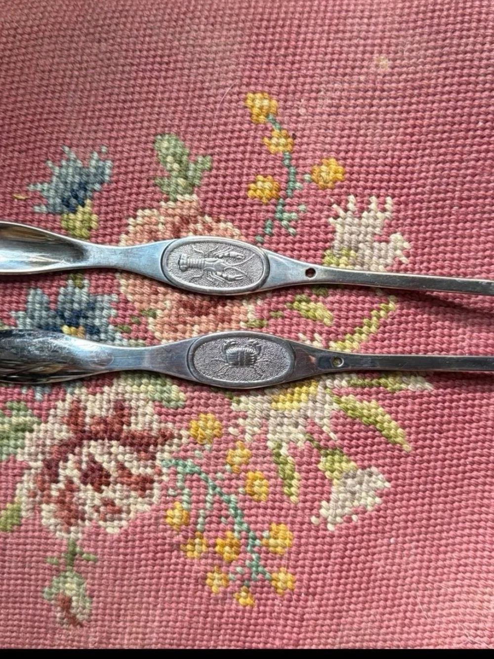 Vintage Silver Hair Sectioning and Styling Clips Set